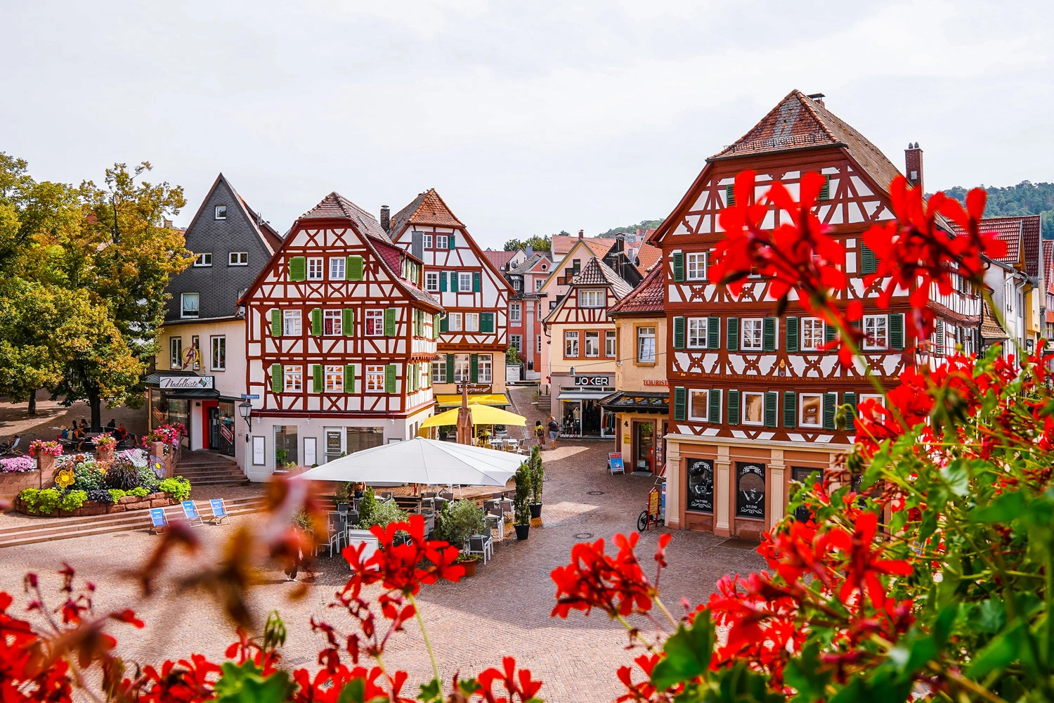 Làng cổ Baden-Württemberg Đức với kiến trúc nhà gỗ truyền thống